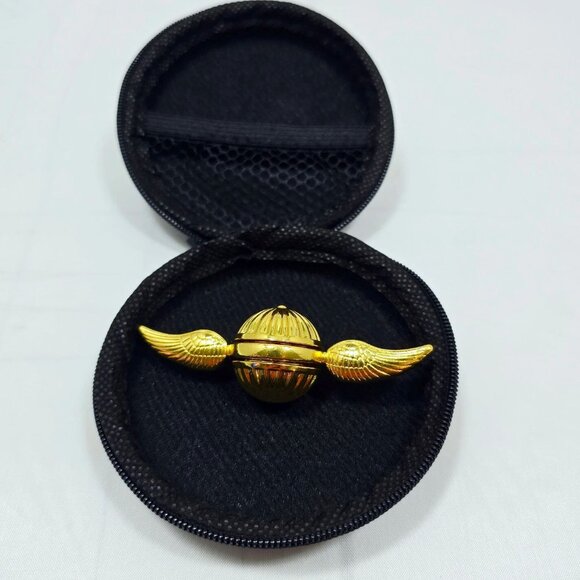 NEW!! Harry Potter Golden Snitch Fidget Spinner Metal Sensory Toy - Collectible! - Picture 3 of 7